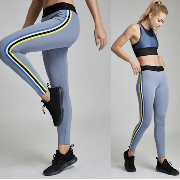 KORAL Rhys Performance Women's Leggings Stripe Pants - Picture 2 of 6